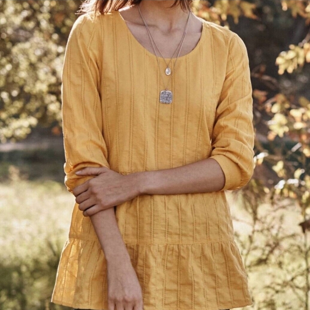 J. Jill Tiered Texture Top XL